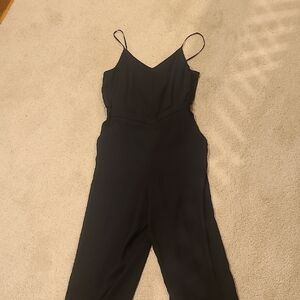 Uniqlo Black Jumpsuit Minimalist Design